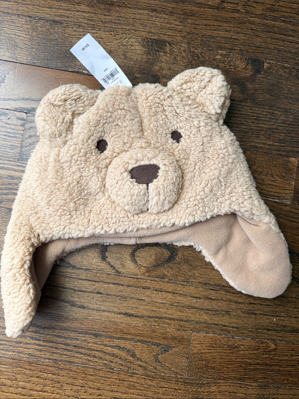 NWT baby gap Brannan bear fleece hat